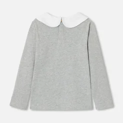 Jacadi T-shirt manches longues enfant fille - gris chine clair GRIS CHINE CLAIR JACADI Best