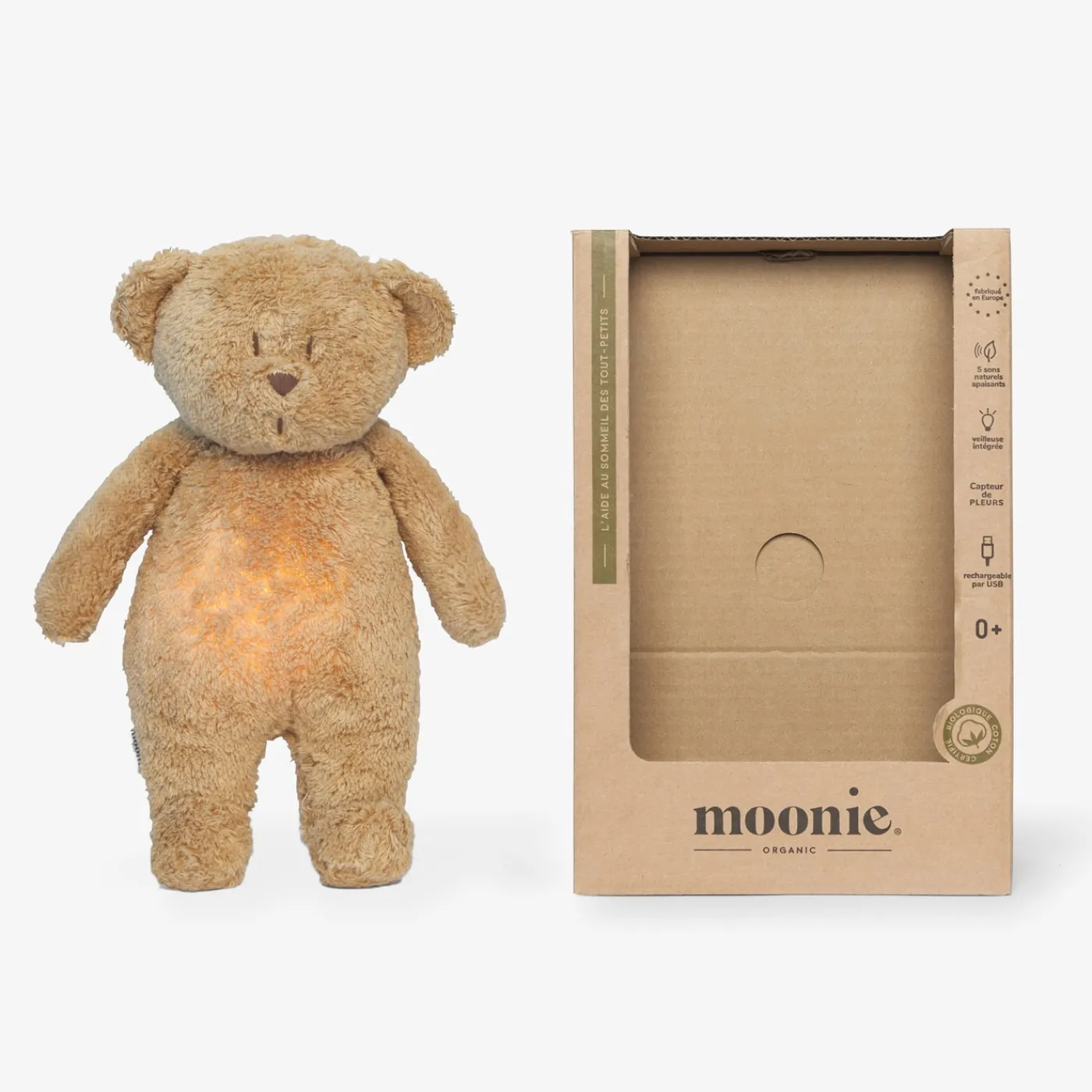 Jacadi Veilleuse ourson Moonie bruits blancs MIEL Online