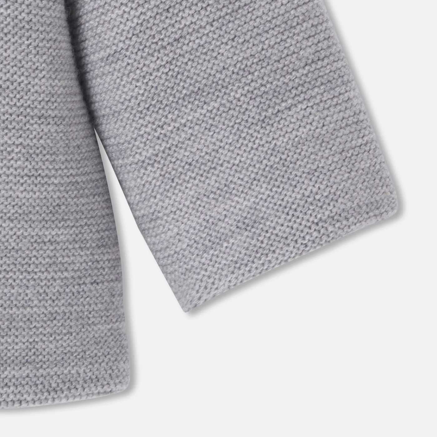 Jacadi Veste burnous en tricot bébé - gris chine clair GRIS CHINE CLAIR JACADI Best