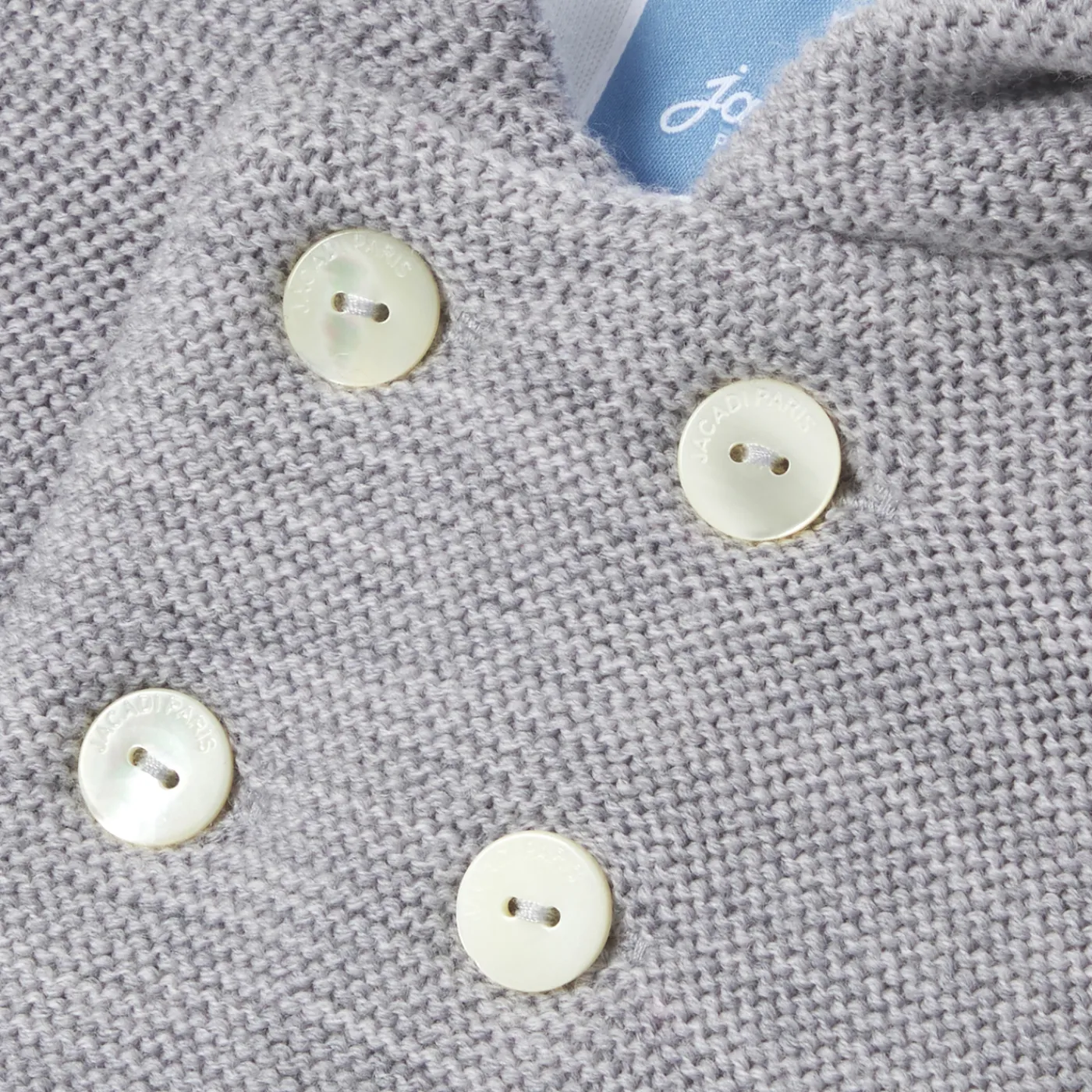 Jacadi Veste burnous en tricot bébé - gris chine clair GRIS CHINE CLAIR JACADI Best