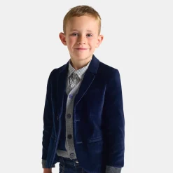 Jacadi Veste enfant garçon en velours - marine MARINE JACADI Discount